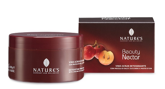 NATURES BEAUTY NECTAR VINO SCRUB CORPO DETOSSIFICANTE 420 ML - Antica Farmacia Ferrari