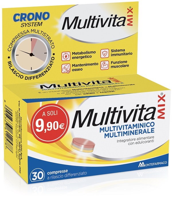 MULTIVITAMIX CRONO 30 COMPRESSE - Antica Farmacia Ferrari