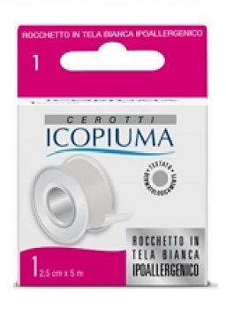 ICOPIUMA CEROTTO IN ROCCHETTO BIANCO 2,5X500 CM - Antica Farmacia Ferrari