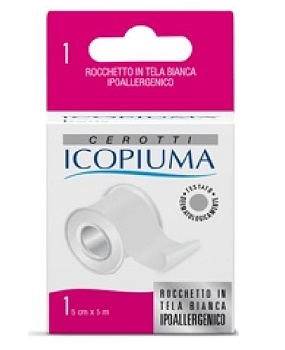 ICOPIUMA CEROTTO IN ROCCHETTO BIANCO CM 5X500 CM - Antica Farmacia Ferrari