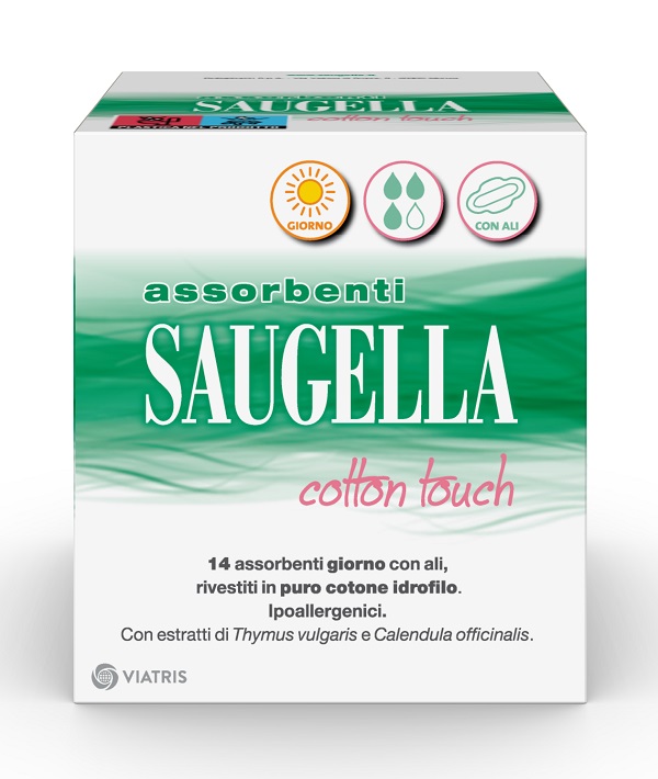 SAUGELLA COTTON TOUCH ASSORBENTI GIORNO 14 PEZZI TAGLIO PREZZO - Antica Farmacia Ferrari