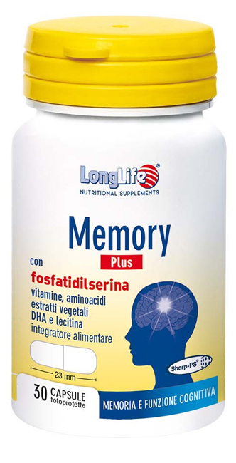 LONGLIFE MEMORY PLUS 30 CAPSULE - Antica Farmacia Ferrari
