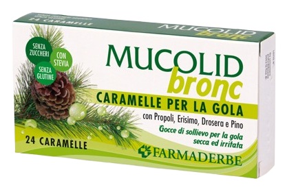 MUCOLID BRONC 24 CARAMELLE - Antica Farmacia Ferrari