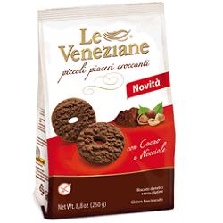 LE VENEZIANE BISCOTTI CACAO/NOCCIOLA 250 G - Antica Farmacia Ferrari