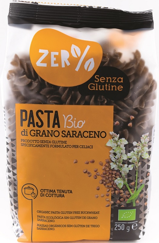 ZERO% GLUTINE FUSILLI GRANO SARACENO INTEGRALE SENZA GLUTINE250 G - Antica Farmacia Ferrari
