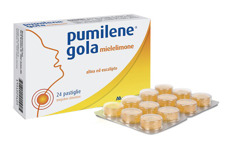 PUMILENE GOLA MIELE LIMONE 24 PASTIGLIE - Antica Farmacia Ferrari