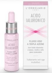 ACIDO IALURONICO FLUIDO VISO A TRIPLA AZIONE TRATTAMENTO ANTIAGE MULTIATTIVO 28 ML - Antica Farmacia Ferrari