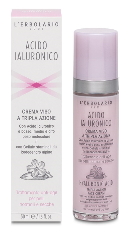 CREMA VISO ACIDO IALURONICO PELLI NORMALI SECCHE 50 ML - Antica Farmacia Ferrari