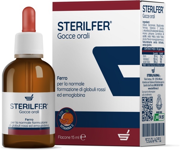 STERILFER GOCCE 15 ML - Antica Farmacia Ferrari