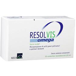 GOCCE OCULARI RESOLVIS OMEGA 20 FIALE MONODOSE 0,25 ML - Antica Farmacia Ferrari