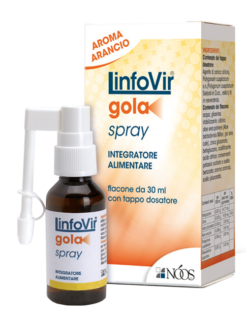 LINFOVIR GOLA SOLUZIONE ISOTONICA SPRAY 30 ML - Antica Farmacia Ferrari
