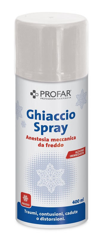 GHIACCIO SPRAY PROFAR ANESTESIA MECCANICA DA FREDDO AZIONE IMMEDIATA 400 ML - Oltrefarma