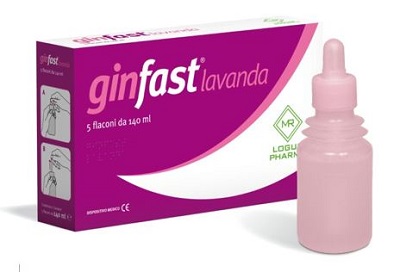 LAVANDA VAGINALE GINFAST CONFEZIONE DA 5 FLACONCINI DA 140ML - Antica Farmacia Ferrari