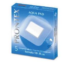 GARZA COMPRESSA PRONTEX AQUA PAD 10X8CM 5 PEZZI - Antica Farmacia Ferrari