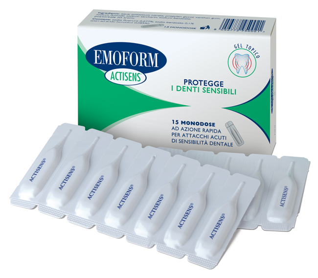 ACTISENS GEL EMOFORM 15 FLACONCINI 2 ML - Antica Farmacia Ferrari