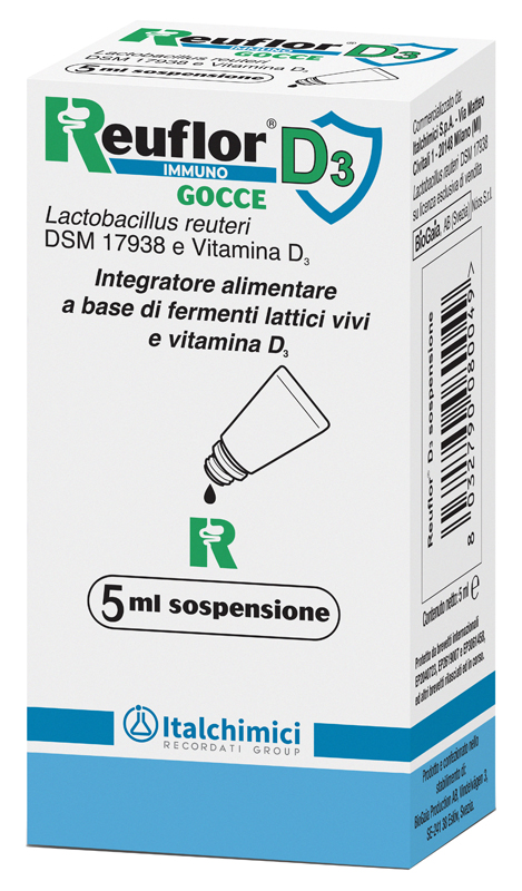 REUFLOR D3 GOCCE 5 ML - Antica Farmacia Ferrari