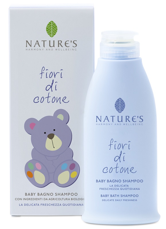 NATURES FIORI DI COTONE BABY BAGNO SHAMPOO - Antica Farmacia Ferrari