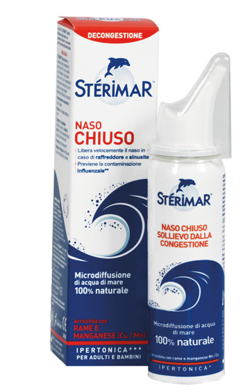 STERIMAR IPERTONICO CU/MC NASO CHIUSO SPRAY 50 ML - Antica Farmacia Ferrari