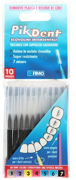 PIKDENT STUZZICOLINO 7 NE 10PZ - Antica Farmacia Ferrari