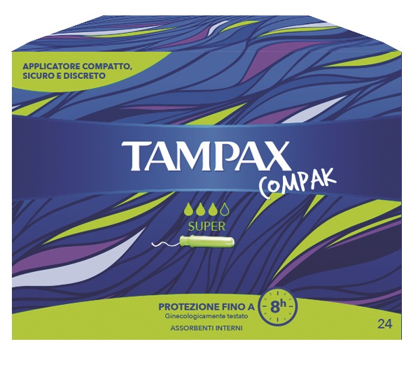 TAMPAX COMPAK SUPER 24 PEZZI - Antica Farmacia Ferrari