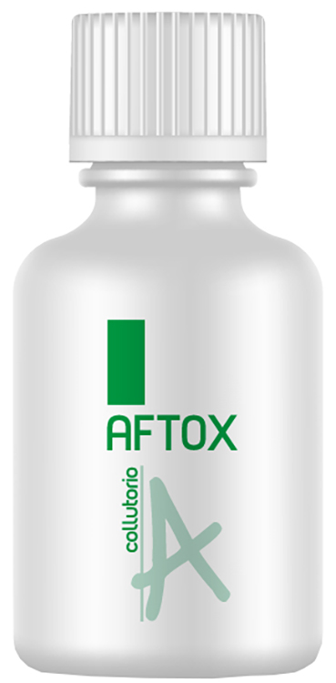 AFTOX COLLUTORIO FLACONE BIANCO, CON TAPPO E MISURINO DISPOSITIVO MEDICO INDICATO IN TUTTE LE LESIONI DEL CAVO ORALE E NEI PROCESSI INFIAMMATORI CORRELATI 100 ML 1 PEZZO - Antica Farmacia Ferrari
