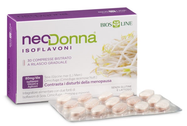 BIOSLINE NEODONNA ISOFLAVONI 60 COMPRESSE - Antica Farmacia Ferrari