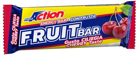 PROACTION FRUIT BAR BARRETTA ENERGETICA ALLA CILIEGIA 40 G - Antica Farmacia Ferrari