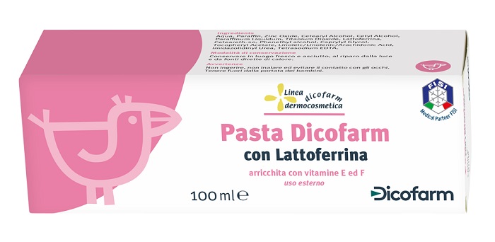 DICOFARM PASTA CON LATTOFERRINA PELLI DELICATE 100 ML - Antica Farmacia Ferrari
