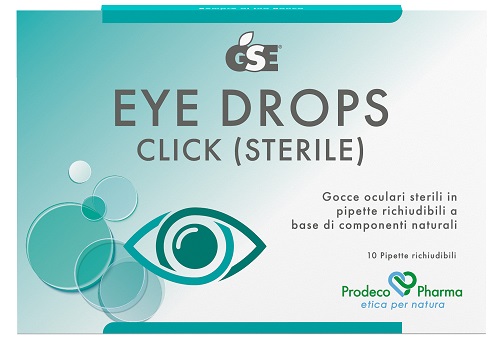 GSE EYE DROPS CLICK GOCCE OCULARI 10 PIPETTE 0,5 ML - Antica Farmacia Ferrari