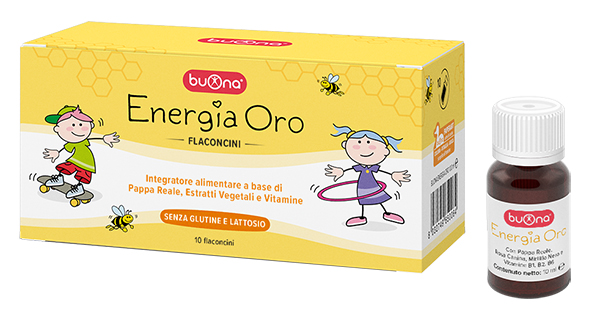 BUONA ENERGIA ORO 10 FLACONCINI DA 10 ML - Antica Farmacia Ferrari