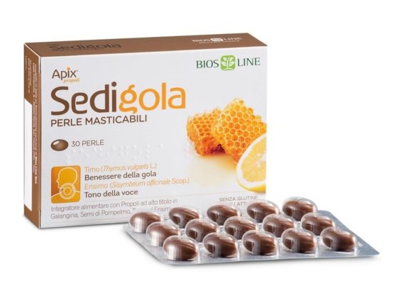 SEDIGOLA PERLE MASTICABILI 30 PERLE - Antica Farmacia Ferrari