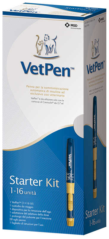 CANINSULIN VET PEN 16 UI STARTER KIT - Antica Farmacia Ferrari