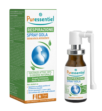PURESSENTIEL RESPIRAZIONE SPRAY GOLA 15 ML - Antica Farmacia Ferrari