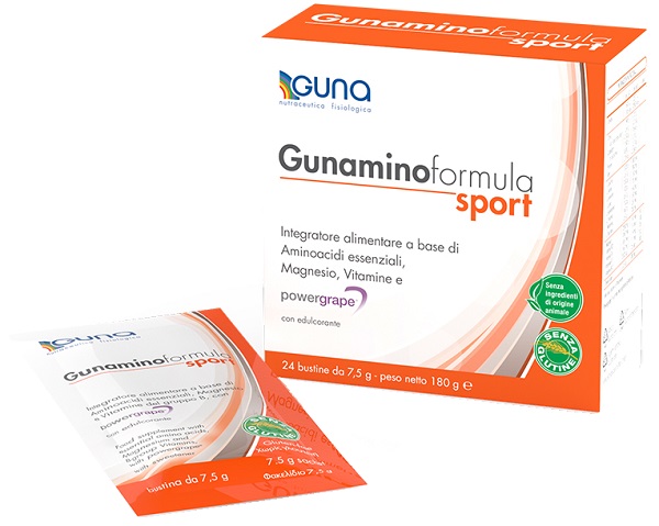 GUNAMINO FORMULA SPORT 24 BUSTE 180 G - Antica Farmacia Ferrari