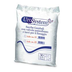 SACCA DI DRENAGGIO DA GAMBA PER INCONTINENZA UROSYSTEM TUBO 10 CM 30 PEZZI - Antica Farmacia Ferrari