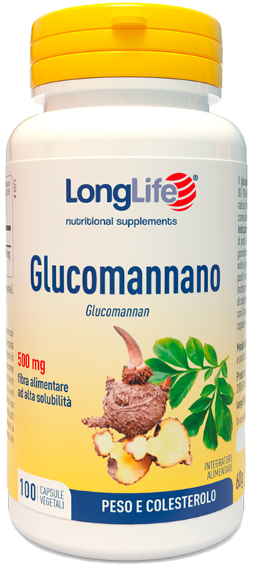LONGLIFE GLUCOMANNANO 100 CAPSULE VEGETALI - Antica Farmacia Ferrari