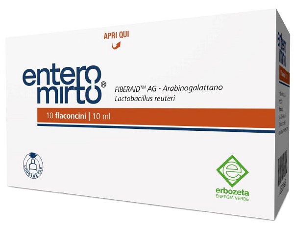 ENTERO MIRTO 10 FLACONCINI DA 10 ML - Antica Farmacia Ferrari