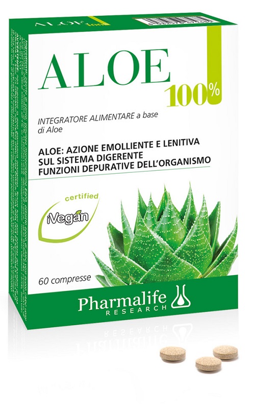 ALOE 100% INTEGRATORE ALIMENTARE 60 COMPRESSE - Antica Farmacia Ferrari