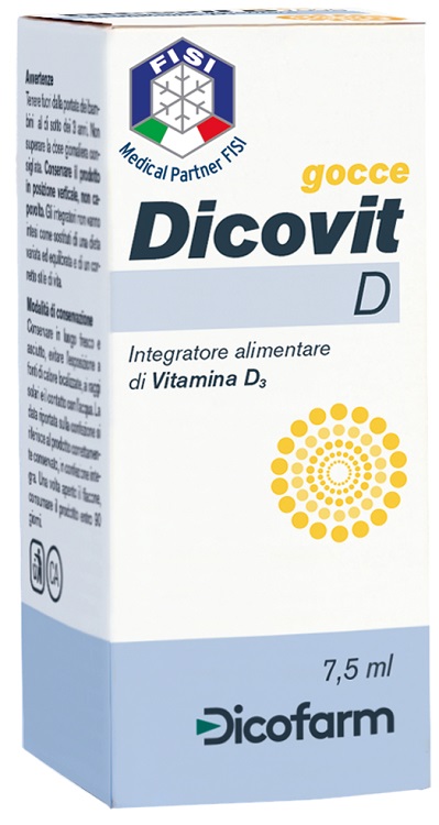 DICOVIT D VITAMINA D3 7,5 ML - Antica Farmacia Ferrari