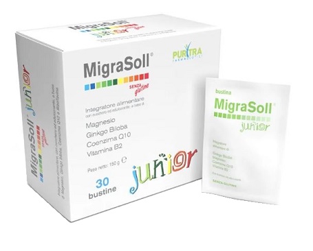 MIGRASOLL JUNIOR ASTUCCIO 30 BUSTE - Antica Farmacia Ferrari