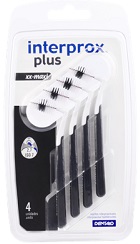 INTERPROX PLUS XX MAXI NERO 4 PEZZI - Antica Farmacia Ferrari