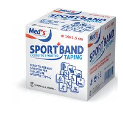 CEROTTO MEDS IN TELA BIANCA SPORTIVO 1000X2,5CM - Antica Farmacia Ferrari