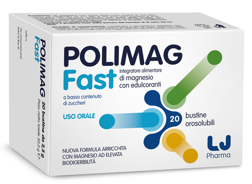 POLIMAG FAST 20 BUSTINE OROSOLUBILI - Antica Farmacia Ferrari