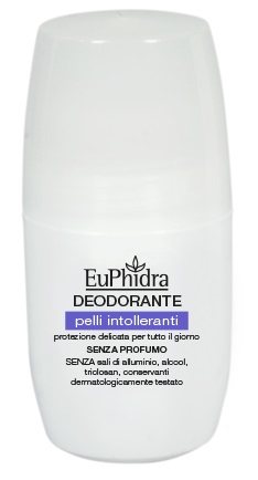 DEODORANTE IN EMULSIONE IN FLACONE ROLL-ON CON ASTUCCIO EUPHIDRA - Antica Farmacia Ferrari