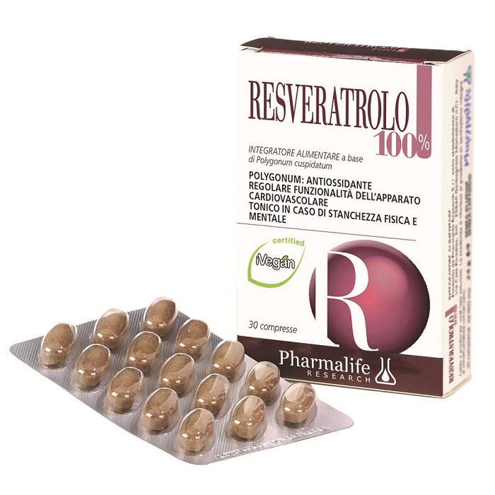 RESVERATROLO 100% 30 COMPRESSE - Antica Farmacia Ferrari