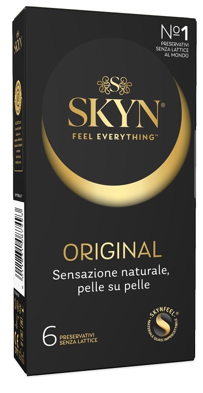 PROFILATTICO ANSELL AKUEL SKIN ORIGINAL B 6 PEZZI - Antica Farmacia Ferrari