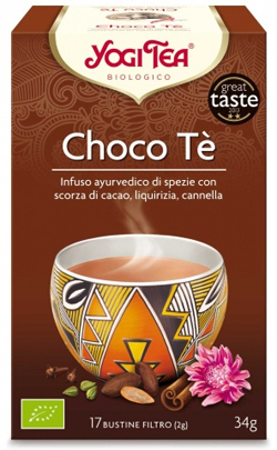 YOGI TEA CHOCO TE' BIOLOGICO 34 G - Antica Farmacia Ferrari