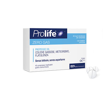 PROLIFE ZEROGAS 45 COMPRESSE - Antica Farmacia Ferrari