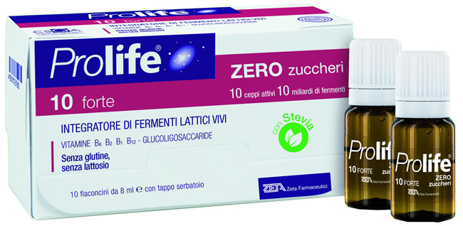 PROLIFE 10 MILIARDI ZERO ZUCCHERO 10 FLACONI DA 8 ML - Antica Farmacia Ferrari