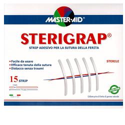 CEROTTO PER SUTURA MASTER-AID STERIGRAP 7,5X0,6 12 PEZZI - Antica Farmacia Ferrari